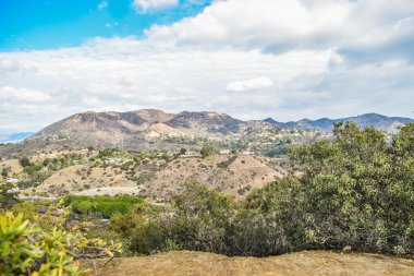 Dünya ünlü Simgesel Hollywood Sign. Hollywood yazısı bir görünümünü