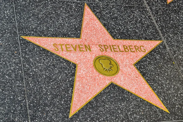 Hollywood Walk of Fame Steven Spielberg — Stock Photo, Image