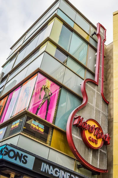 Hard Rock Cafe Hollywood boulevard Los Angeles — Stockfoto