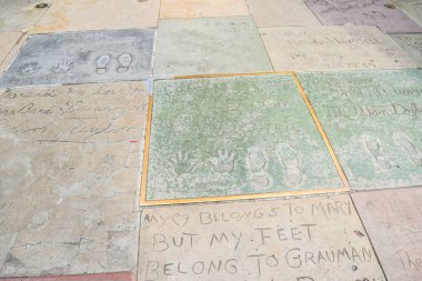 El Izi Ve Signaturetcl Çin Tiyatrosu Los Angeles Hollywood Walk of Fame bir sinema