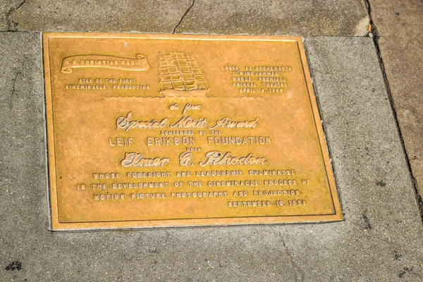 Handprint And SignatureTCL Chinese Theatre est un cinéma sur le Hollywood Walk of Fame à Los Angeles — Photo