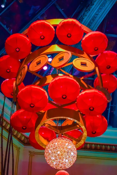 Lustre chinês lanternas — Fotografia de Stock