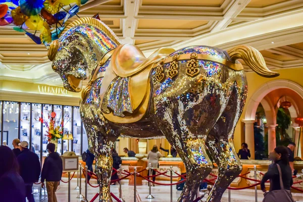 Cavallo di cristallo a Bellagio — Foto Stock