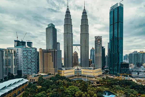 Kuala Lumpur Malaysia January 2018 Kuala Lumpur Cityscape Panoramic View — Stock Photo, Image