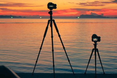 Denizde gün batımı