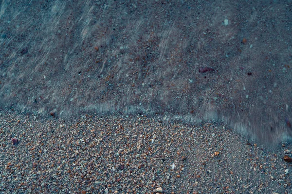 Blick Von Oben Auf Die Brandung Sandstrand — Stockfoto