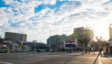 Japonya şehir sokak