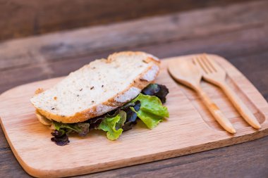 Taze organik sandviç