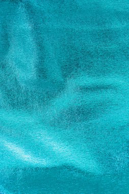 Kırışıklık Akuamarin kumaş
