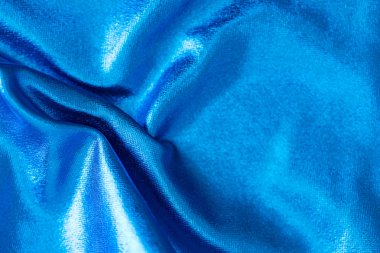Kırışıklık ışık mavi kumaş