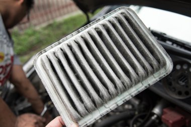 eski araba hava filtresi