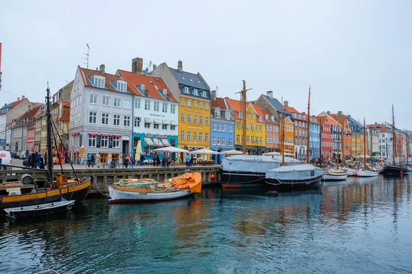 O lugar histórico mais polular de Copenhaga — Fotografia de Stock