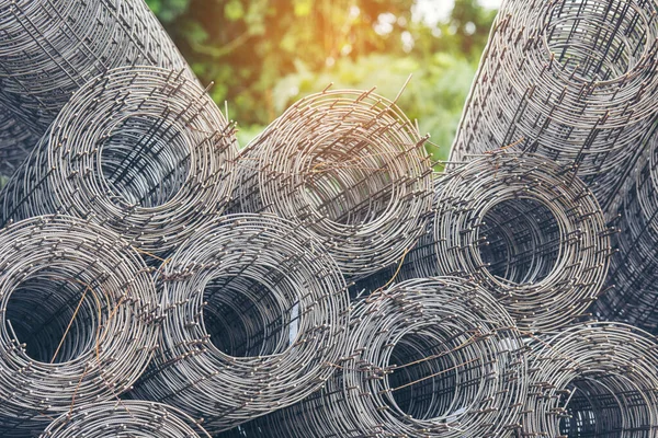 Mesh wire rolls of iron stainless steel, galvanized metal sheets construction material. Chicken wire mesh rolls farm fence. Net wire mesh roll engineer Construction galvanize malleable steel storage