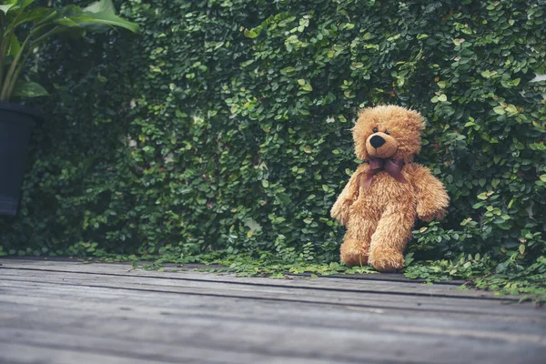 Ours Peluche Souriant Jouet Meilleur Ami Pour Les Enfants Adorable — Photo