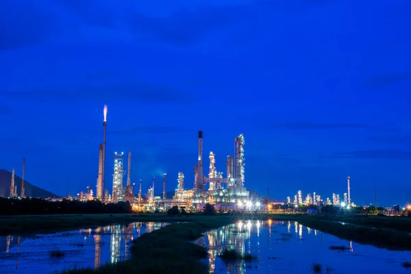 Oil refinery gas petrol plant industry with crude tank, gasoline supply and chemical factory. Petroleum barrel fuel heavy industry oil refinery manufacturing factory plant. Refinery industry concept