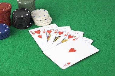 Floş ve poker fişleri