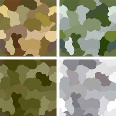Özgün kamuflaj desenleri.