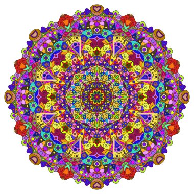 tam renkli mandala