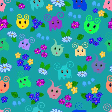 çocuklar için dekoratif seamless modeli