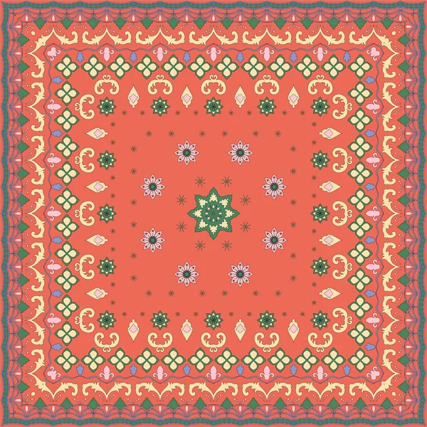 Parlak renkli mendil