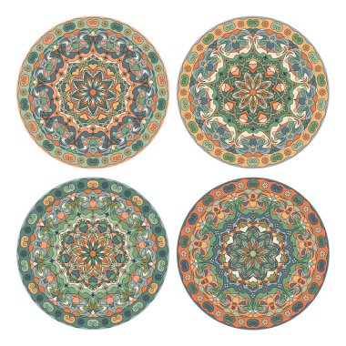 parlak dairesel süsleme