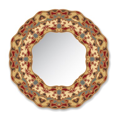 Dekoratif tabak süsleme ile