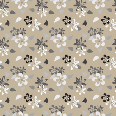 Renkli, soyut, dikişsiz desen