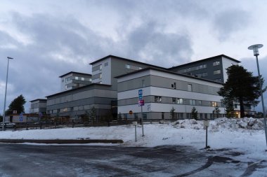 Kajaani, Finlandiya - 25 Aralık 2025 - Kainuu Merkez Hastanesi