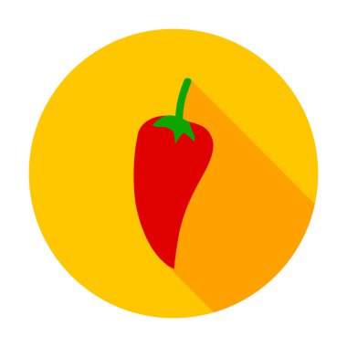 Biber düz daire simgesi