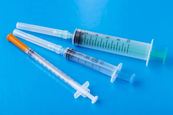 Medical injekční stříkačky — Stock fotografie