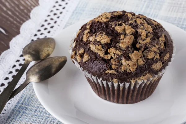 Il muffin al cioccolato — Foto Stock