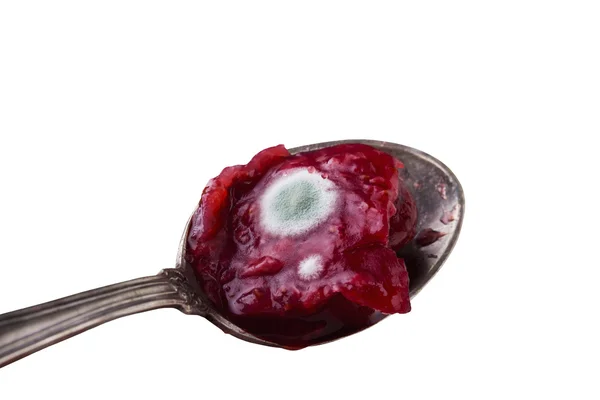 Jam is covered with mold — Stock Photo, Image