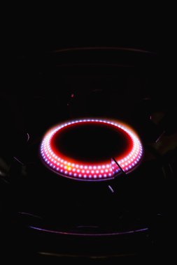 gaz brülörleri yaktı