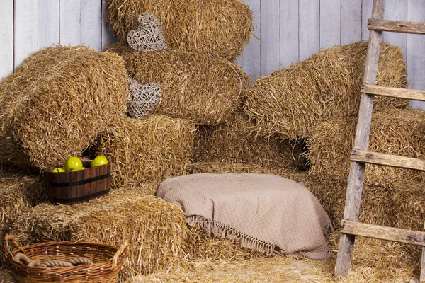 The straw bales — Stock Photo, Image