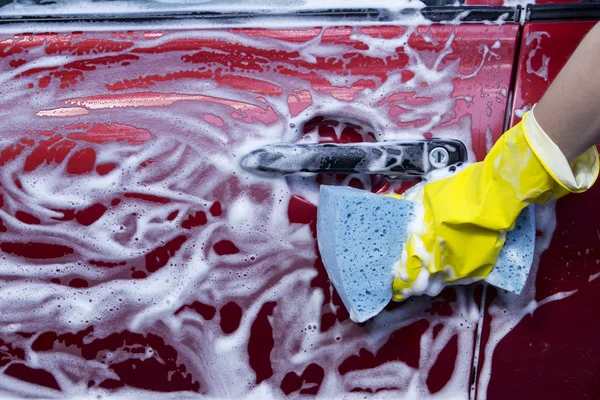 Un lavado de autos — Foto de Stock