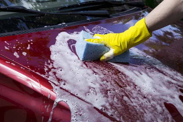 Un lavado de autos — Foto de Stock