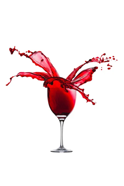 Splash of wine — Stock Photo, Image