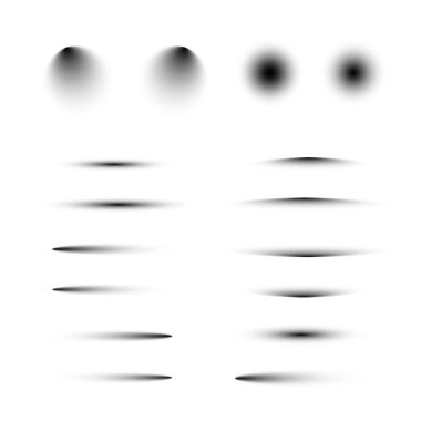 Yüzen mikro gölge vuruşları. Modern UI katman ve editoryal tipografi için hassas hava fırçası bulanıklığı işaretleri