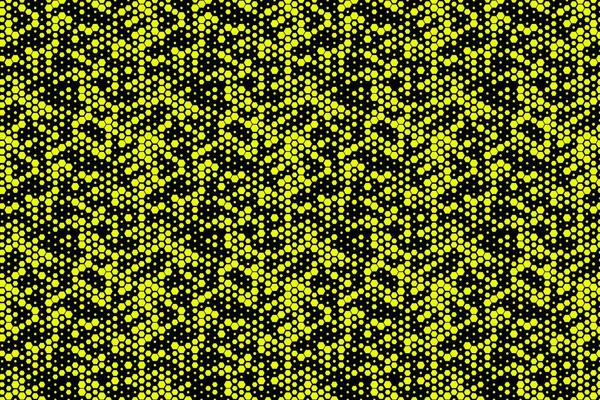 Moda tekstil ürünleri, kalın posterler ve çağdaş markalar için yüksek kontrastlı sarı noktalı desen