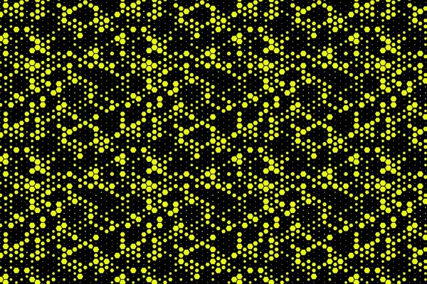 Posterler, albüm kapakları, moda baskıları ve markalaşma için sarı parçacıklar içeren koyu soyut doku deseni.