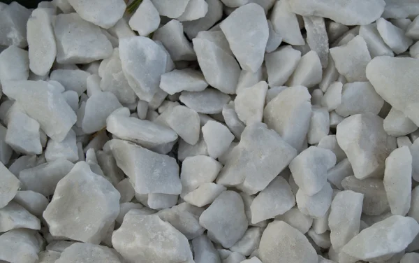 Background white pebble, gravel, stones — Stock Photo, Image