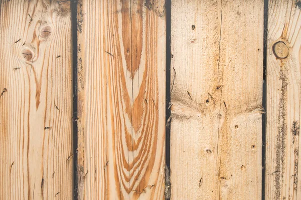 Nouvelles Planches Rabotées Texture Bois Avec Fissures Nœuds Fond Bois — Photo