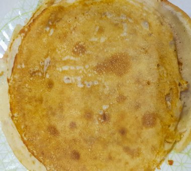 Altın tostlu leziz gözlemeler, üst manzara..