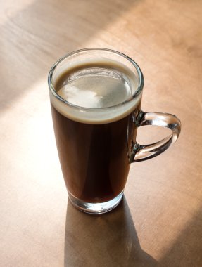 Sabah masada sıcak kahve (americano)