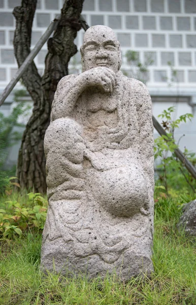 Chungcheongbuk-do, Güney Kore - 29 Ağustos 2016: Guinsa tapınağı heykel, Güney Kore — Stok fotoğraf