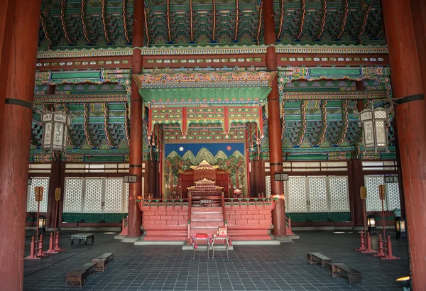 Korea King lived inside the ancient palace — 스톡 사진