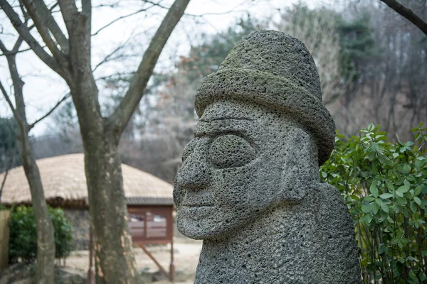 The statue of Harubang is a common symbol of fertility — Stok fotoğraf