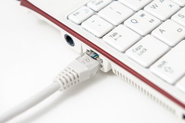 LAN kablosu dizüstü için Internet bağlantı