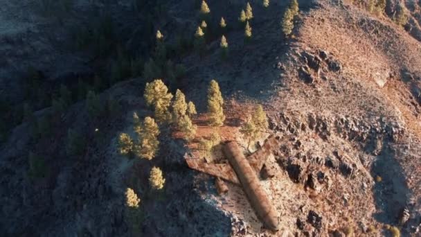 飞机坠毁和搜索后失踪的坠毁飞机 — 图库视频影像