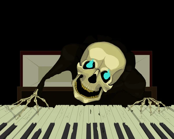İskelet - ölü piyanist